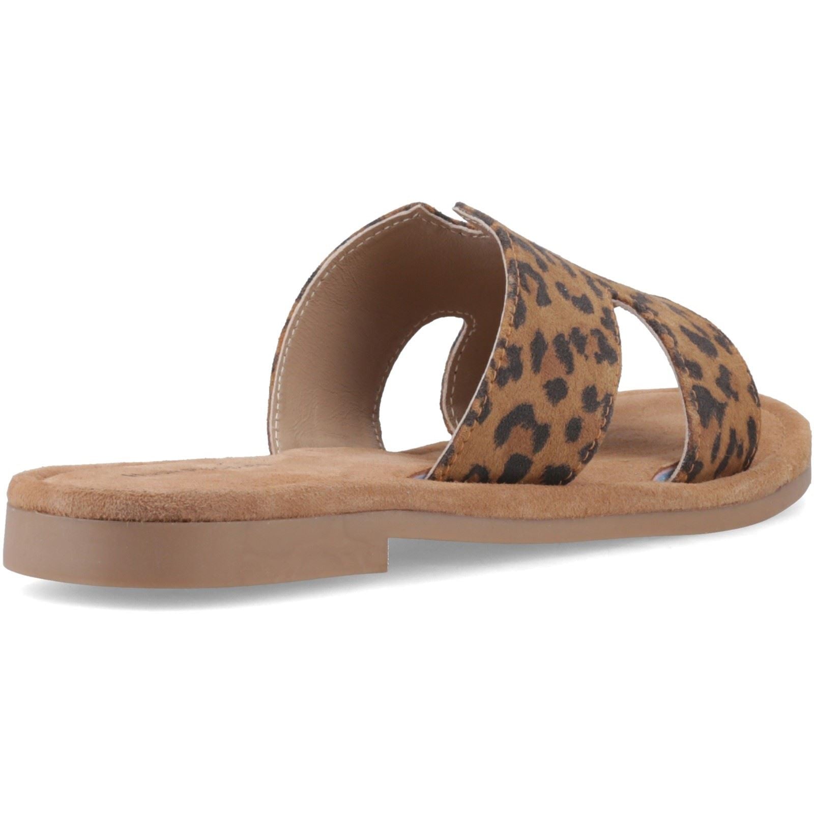 Hush Puppies Azalea Mule Leder Damen Leoparden Sandalen