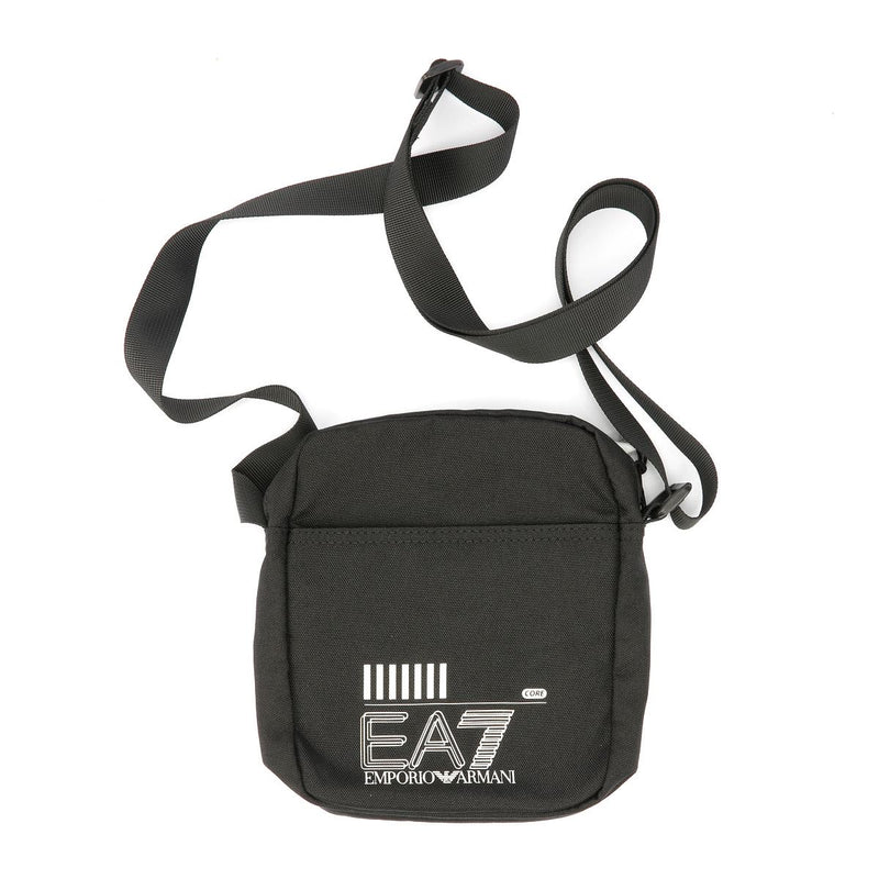 EA7 Train Core Small Herrentasche Aus Schwarzem Polyester