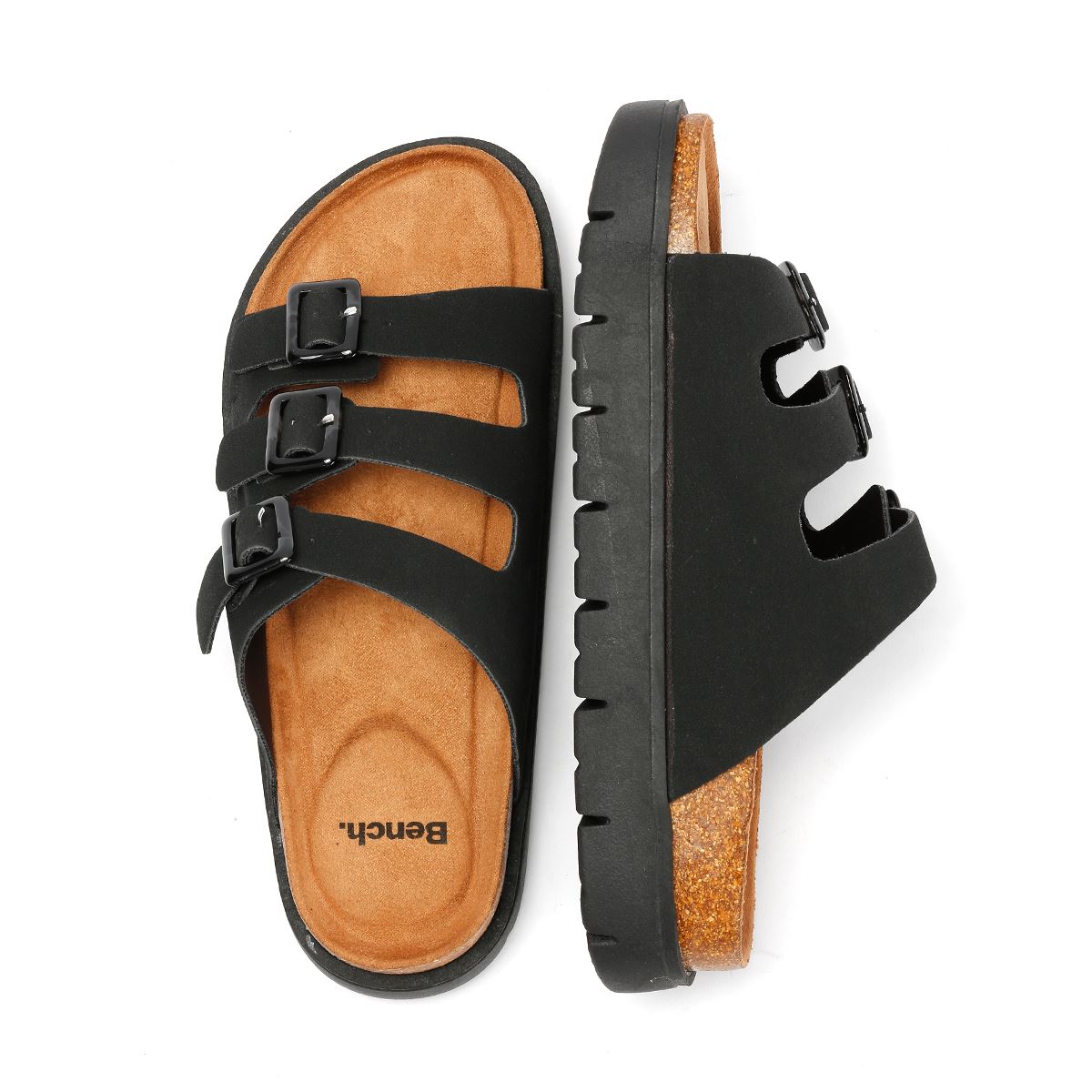 Bench Ushuaia Damen Schwarze Sandalen