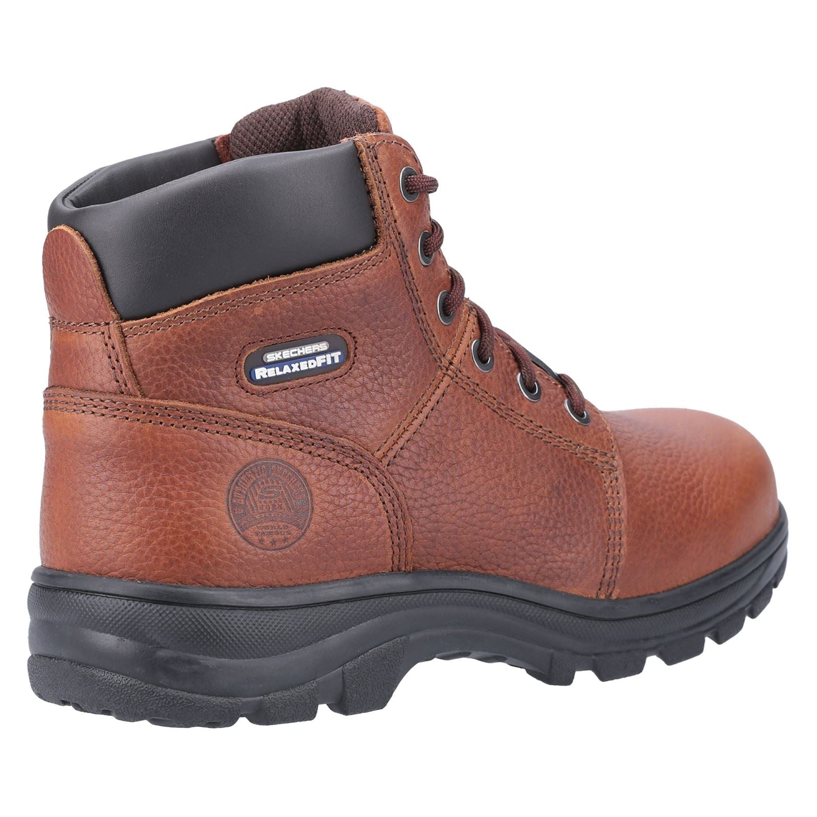 Skechers Workwear Workshire Leder Herren Braune Sicherheitsstiefel