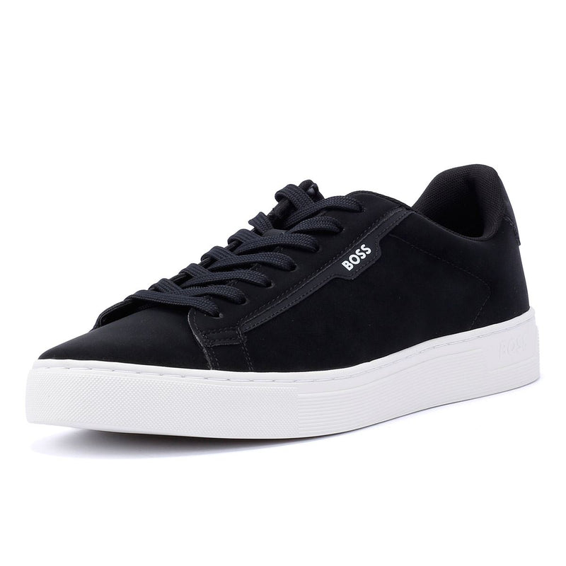 Boss Rhys Tennis Herren Schwarze Turnschuhe