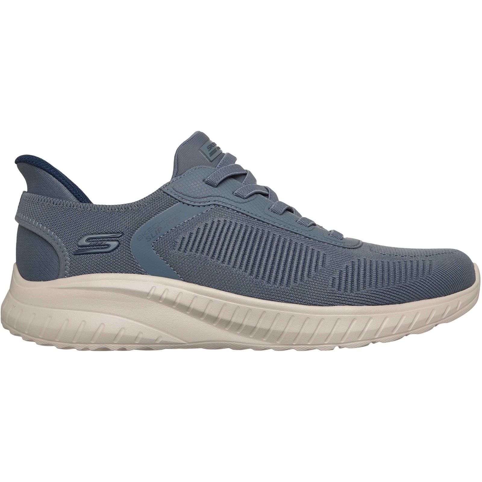 Skechers BOBS Sport Squad Chaos Solid Step Textile Männer Schiefer Sneaker