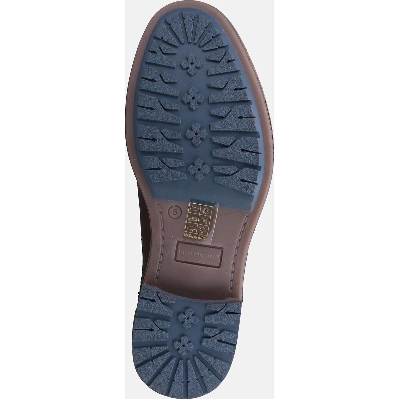 Hush Puppies Justin Chelsea Braune Herrenstiefel Aus Leder