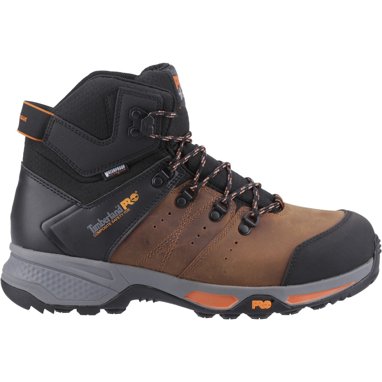 Timberland Pro Switchback Lederbraune Sicherheitsstiefel