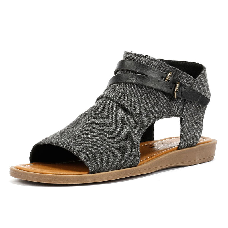Blowfish Malibu Denver Damen Graue Sandalen