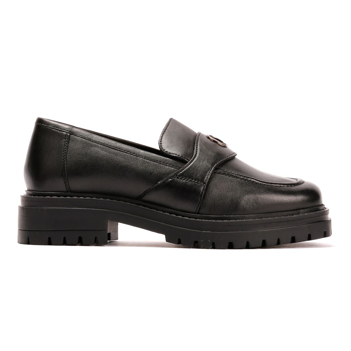 Osprey London The Greenwich Leder Damen Schwarze Loafer