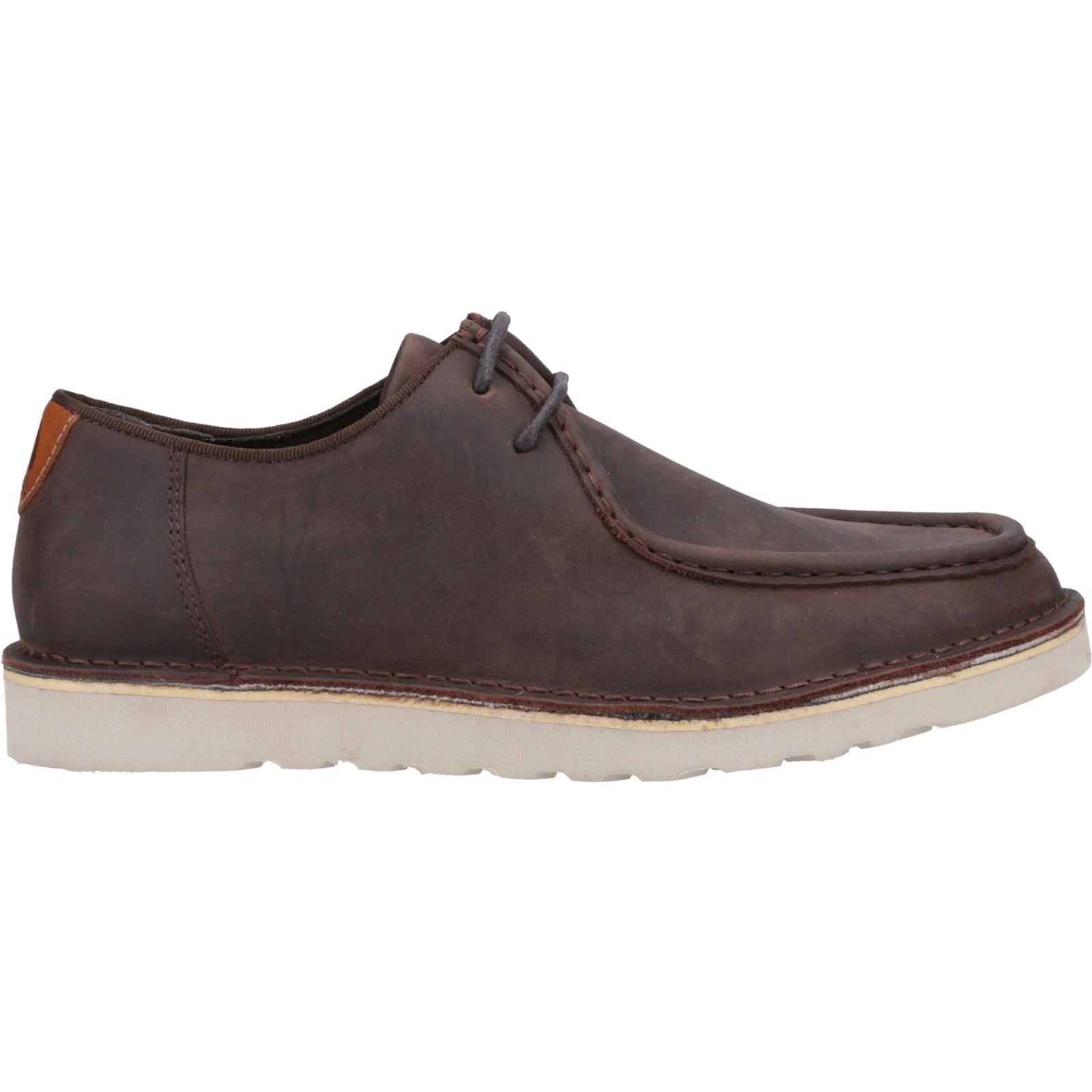 Hush Puppies Otis Herren Schnürschuhe Aus Braunem Leder