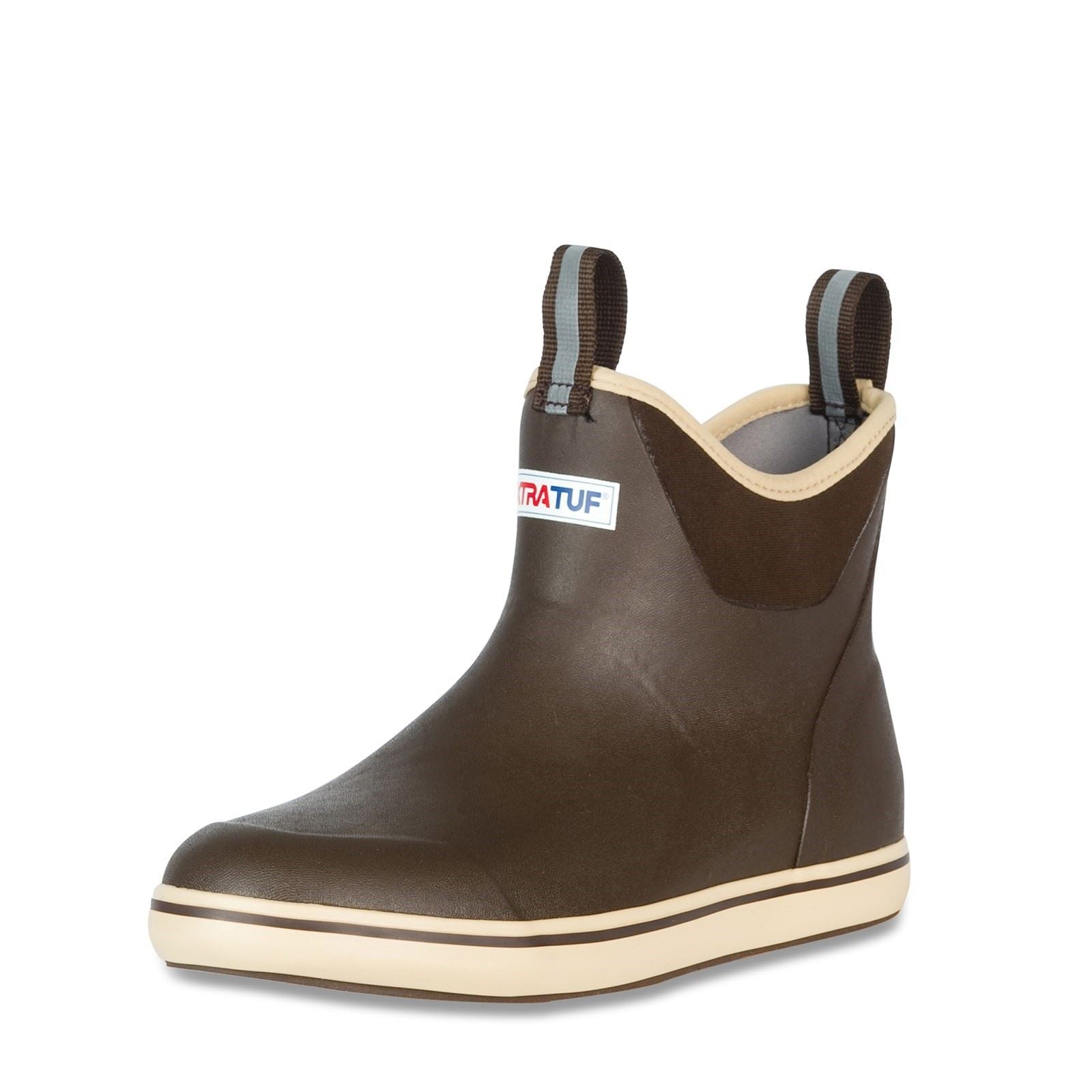 Xtratuf Knöchel Deck Gummi Schokoladen/Tannensohlen Gummistiefel