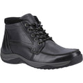 Hush Puppies Daryl Herren Schwarze Farbe Leder Knöchelstiefel