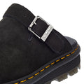 Dr. Martens Zebzag Maultier Aus Schwarzem Wildleder