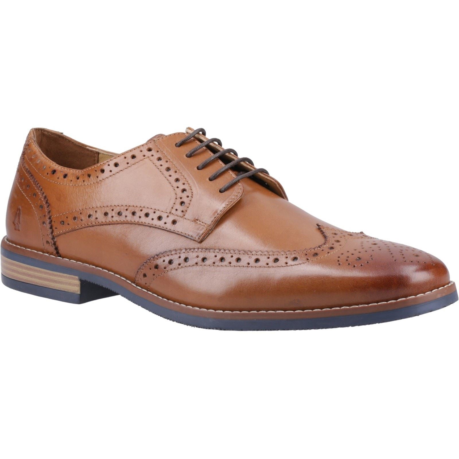 Hush Puppies Mack Herren Brogues Schuhe Aus Braunem Leder