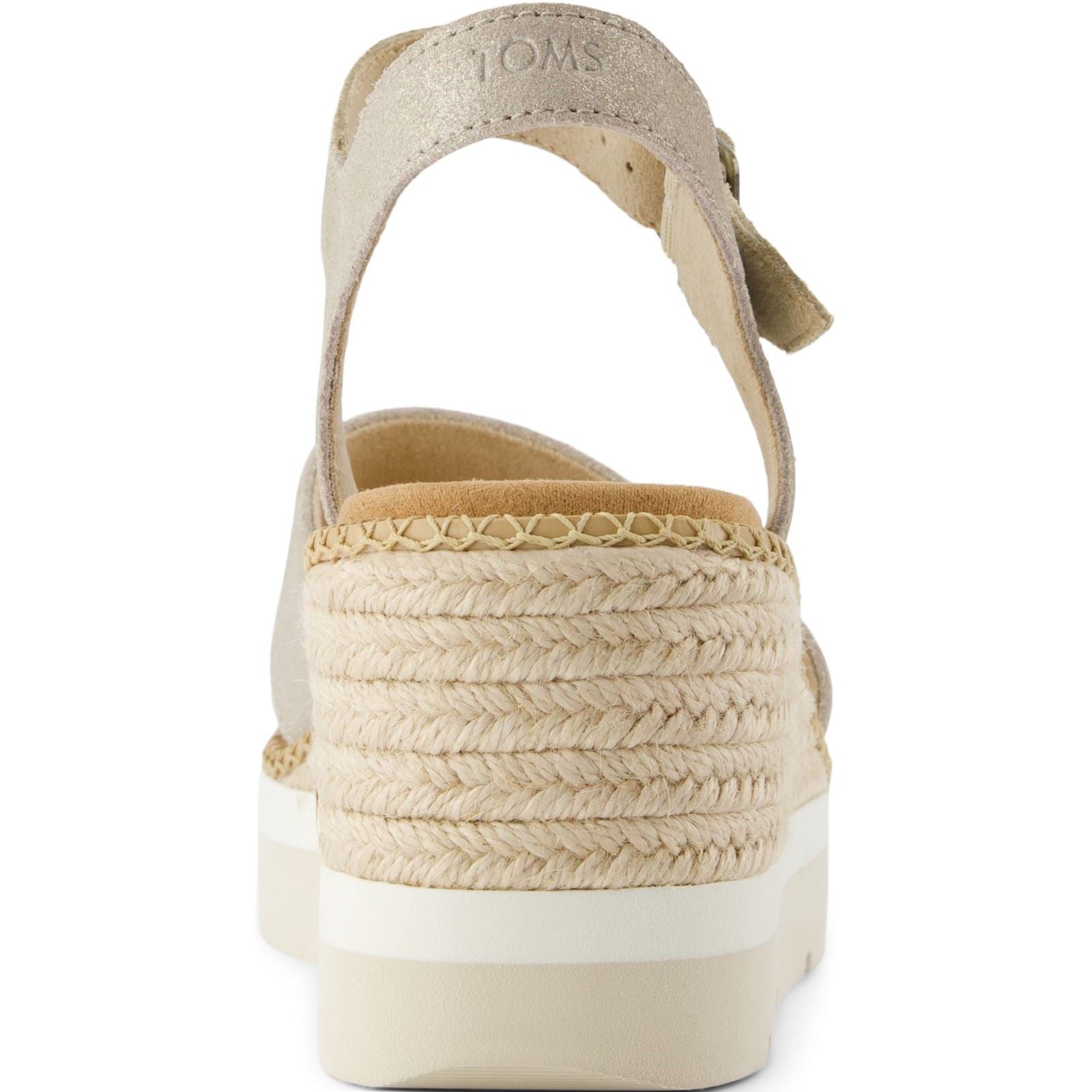 TOMS Darya Damen Champagner Sandalen Aus Leder
