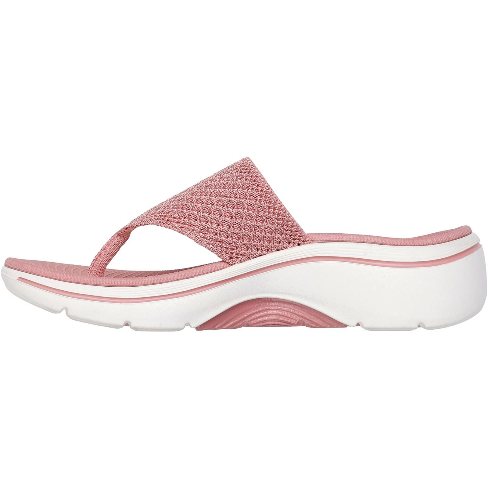 Skechers Go Walk Arch Fit 2.0 Polyester Damen Rosensandalen