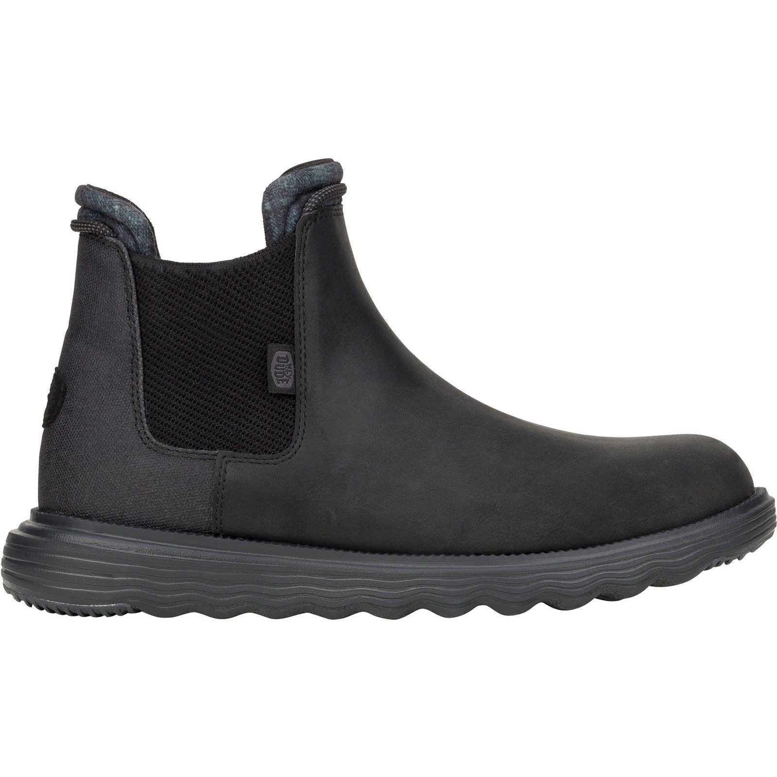 HEYDUDE Branson Classic Herren Schwarze Stiefel
