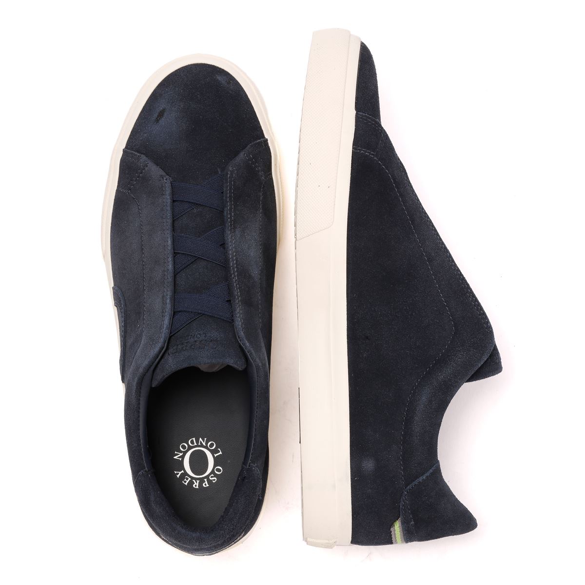 Osprey London The Vermont Rindsleder Herren Blau Sneakers