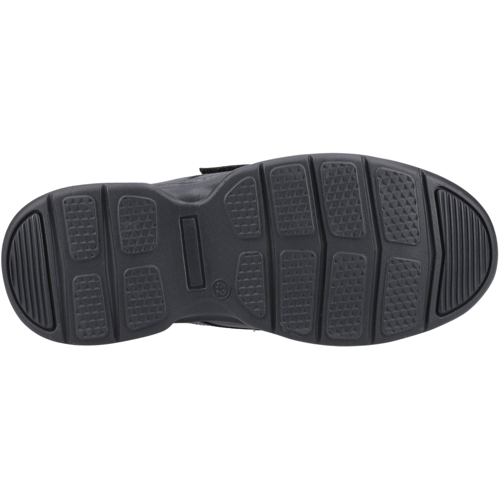 Hush Puppies Hector Leder Herren Schwarz Mokassin Schuhe