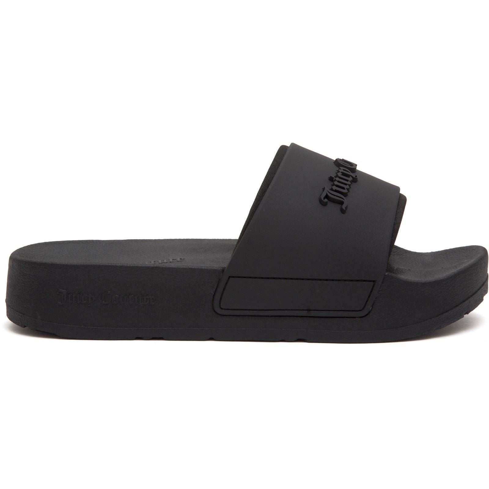 Juicy Couture BREANNA Damen Schwarz-Gummisandalen