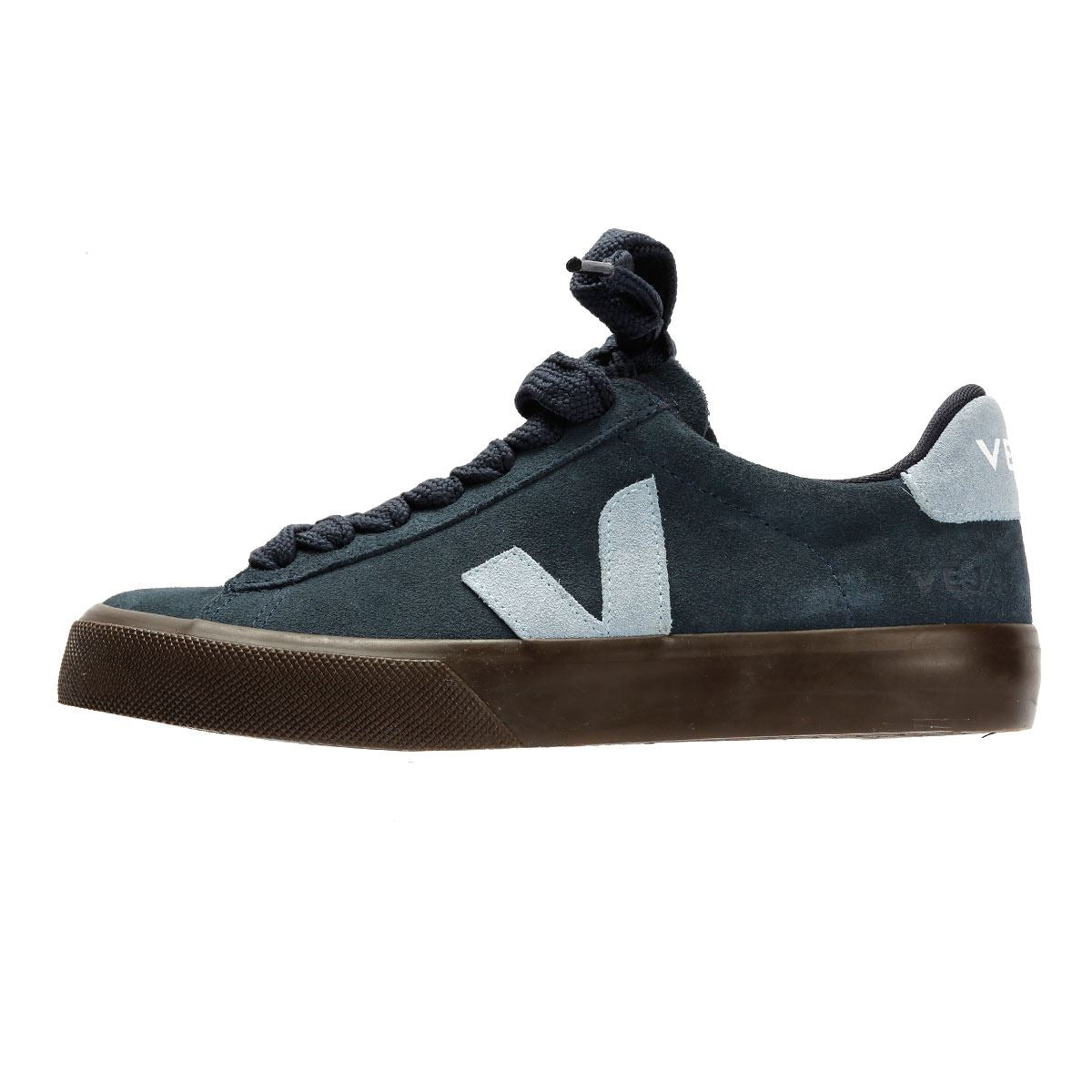 Veja Campo Wildleder Damen Blaue Sneaker