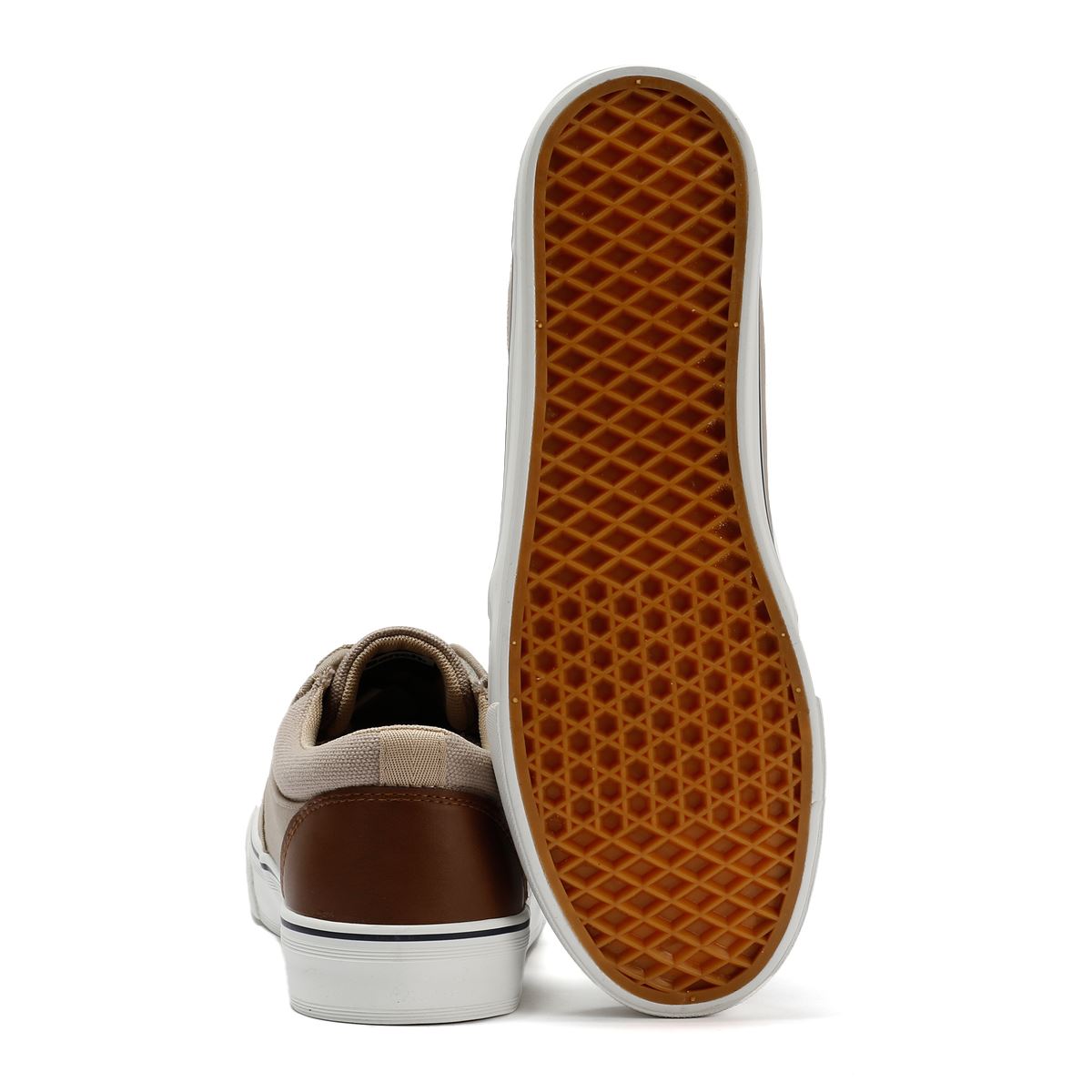 Bench Donnie Leinen Herren Sneakers In Beige