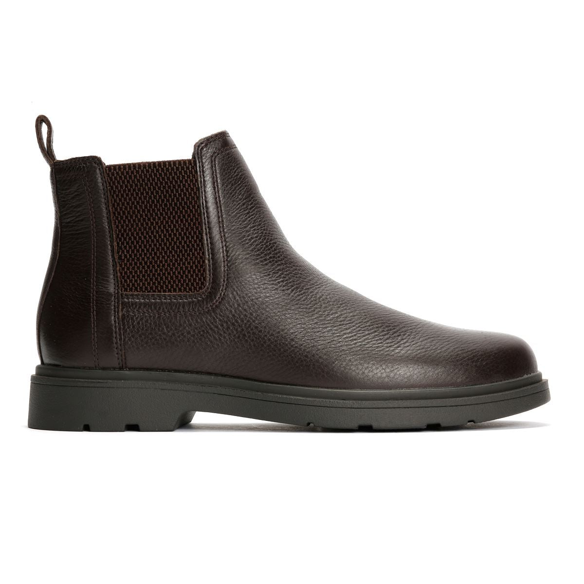 Geox Spherica EC1 C Tumble Leder Herren Braune Stiefel