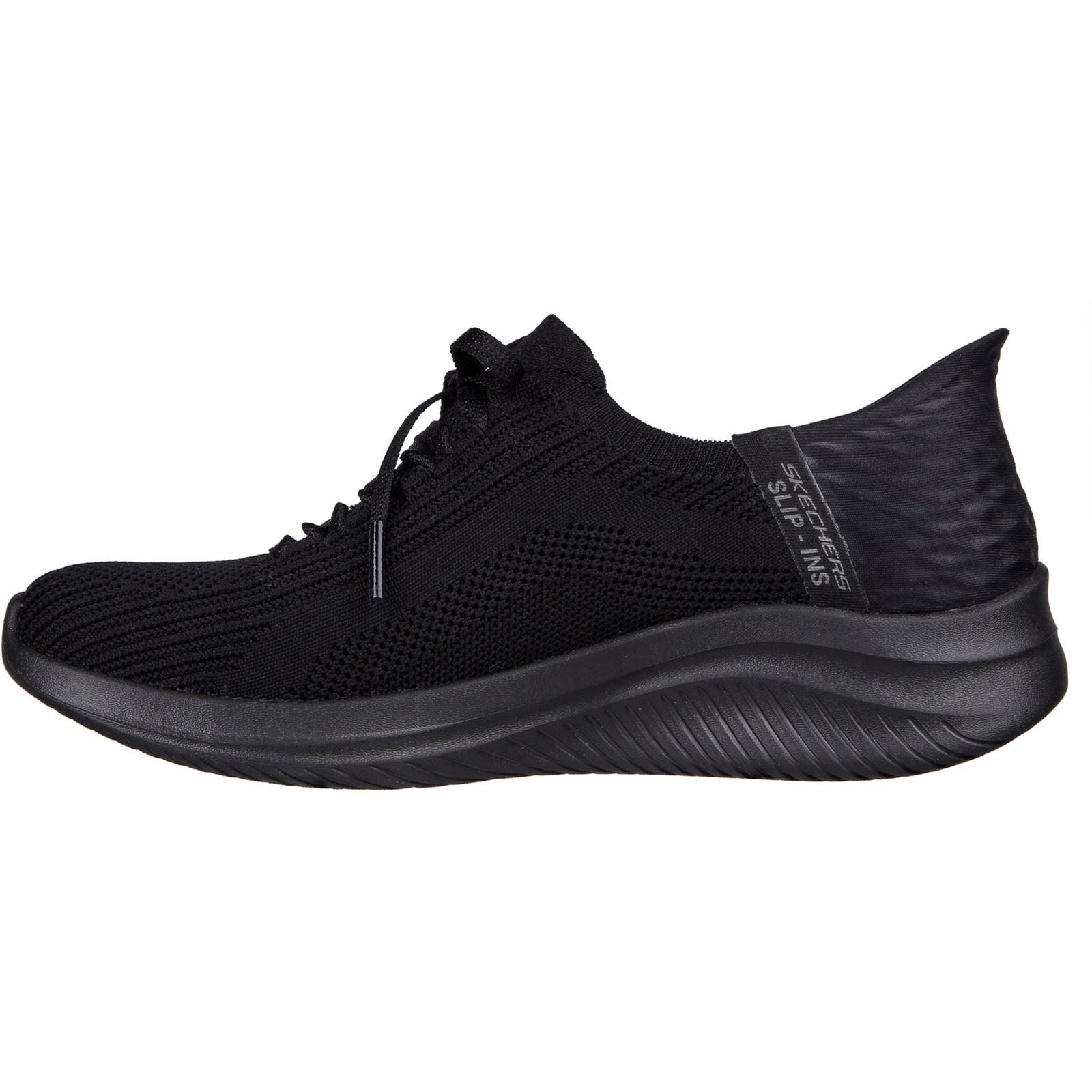 Skechers Ultra Flex 3.0 Brilliant Path Textile Damen-Sneaker In Schwarz