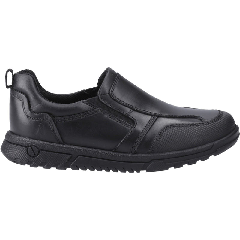Hush Puppies Sergio Lederslipper In Schwarz Für Jungen