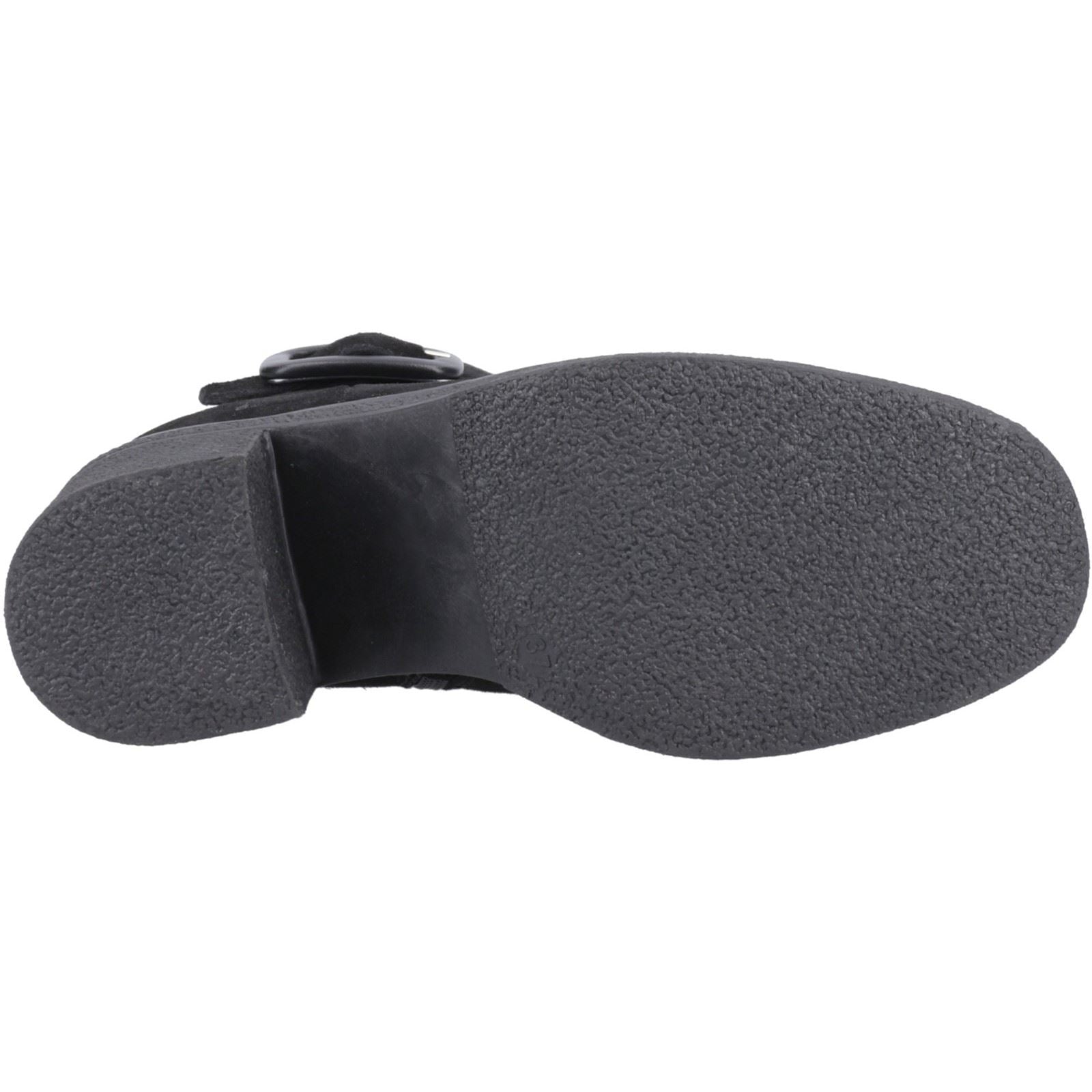 Hush Puppies Fearne Damen Wildleder Schwarze Farbe Stiefeletten mit Absatz