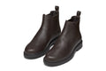 Geox Spherica EC1 C Tumble Leder Herren Braune Stiefel