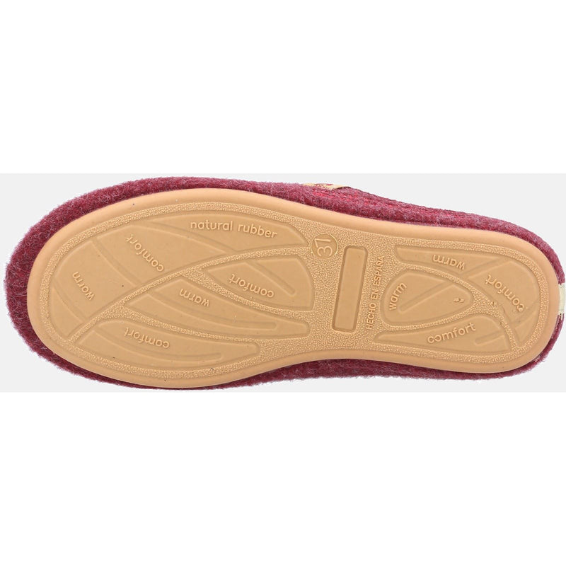 Hush Puppies The Good Damen Burgunder Hausschuhe