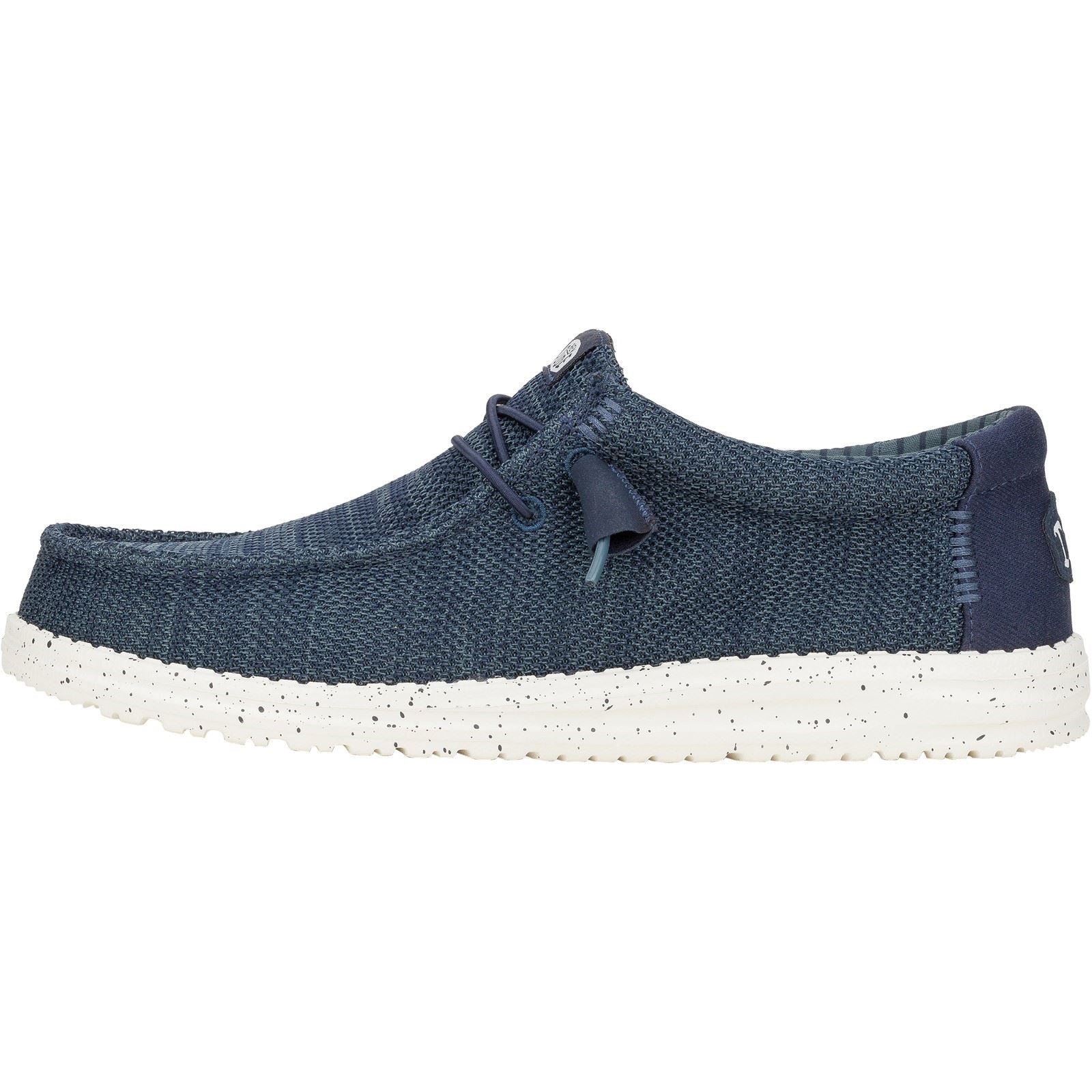 HEYDUDE Wally Stretch Mesh Polyester Herren Marine Bootschuhe