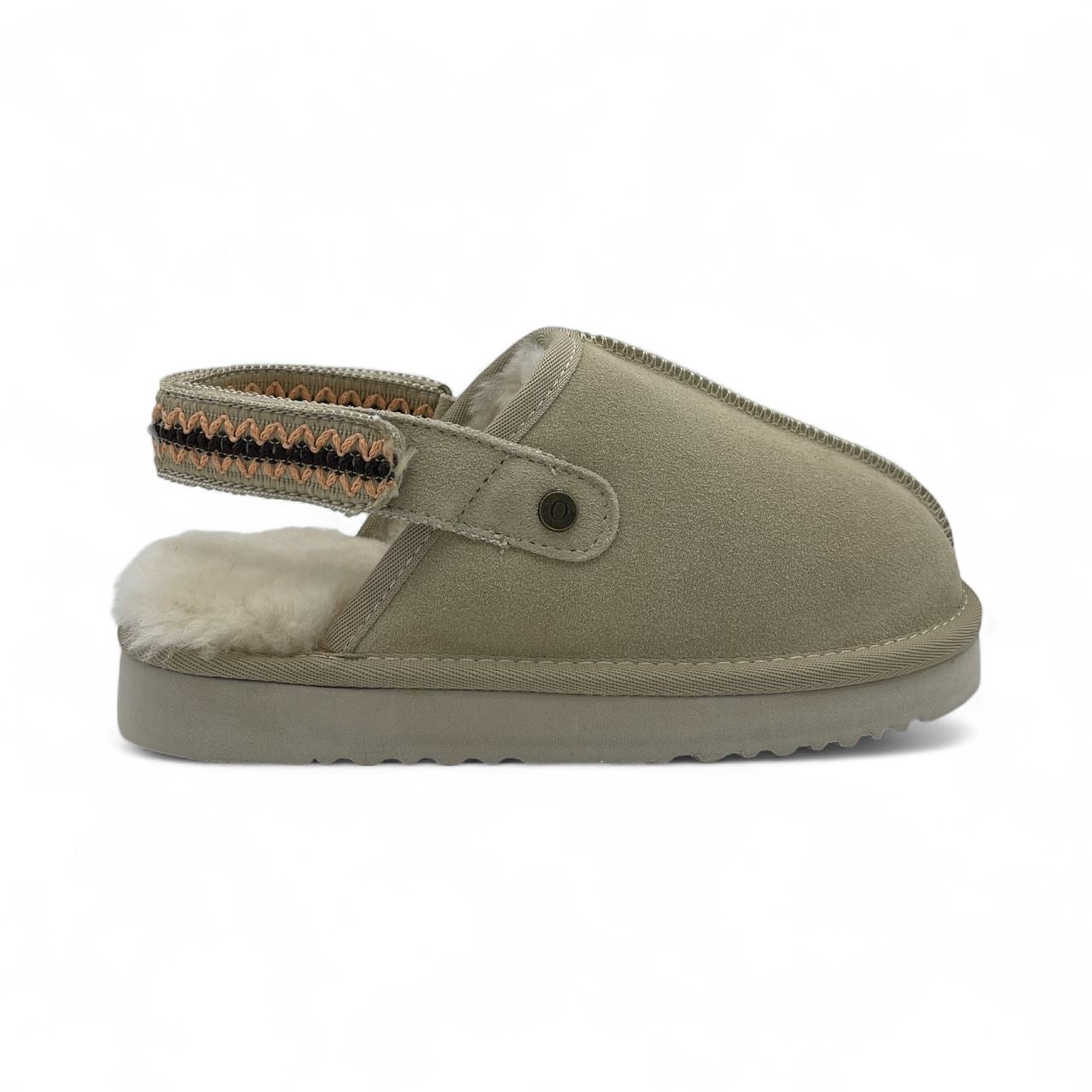 Osprey London The Constellation Wildleder Damen Beigen Hausschuhe