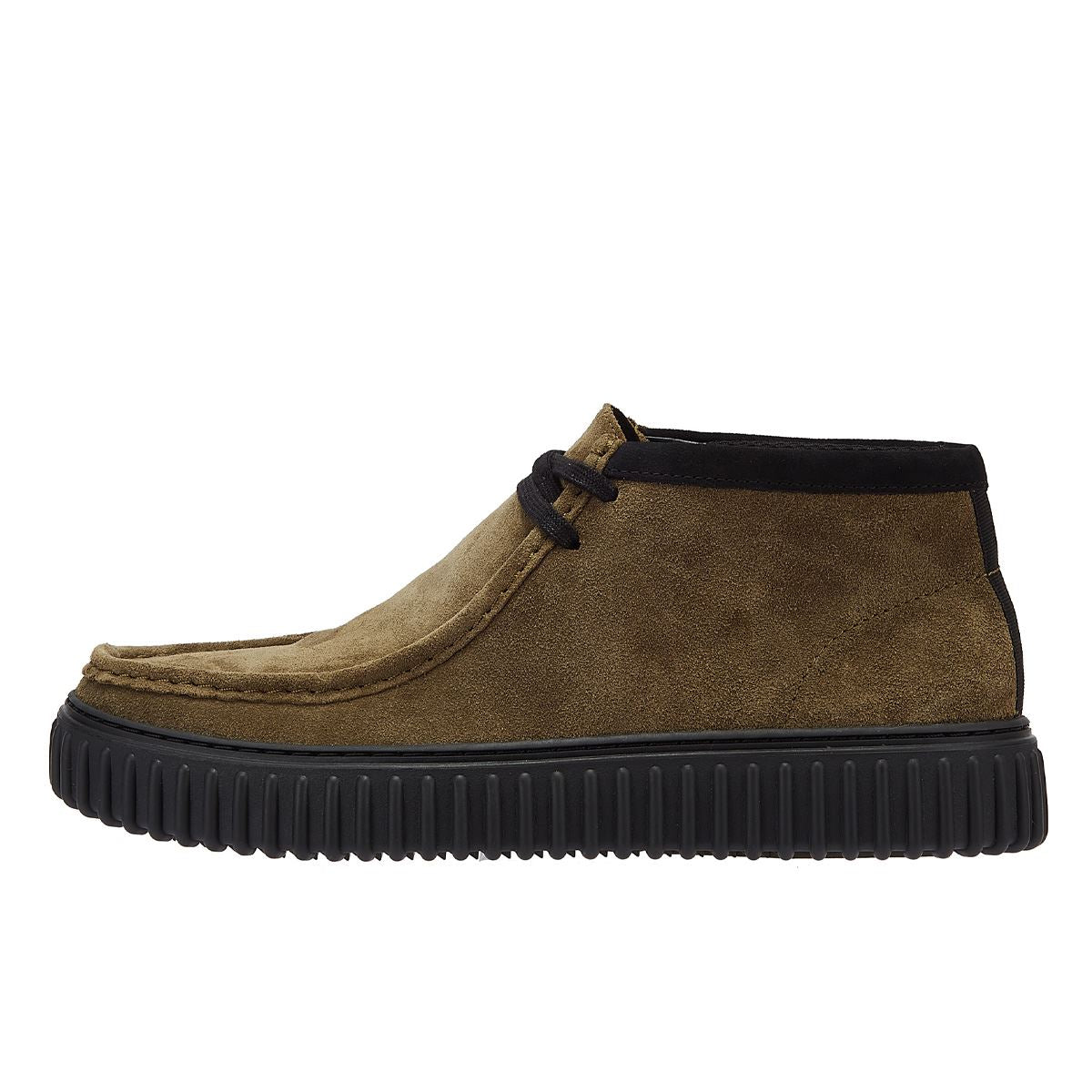 Clarks Main Torhill Hi Wildlederstiefel Für Herren In Olivgrün