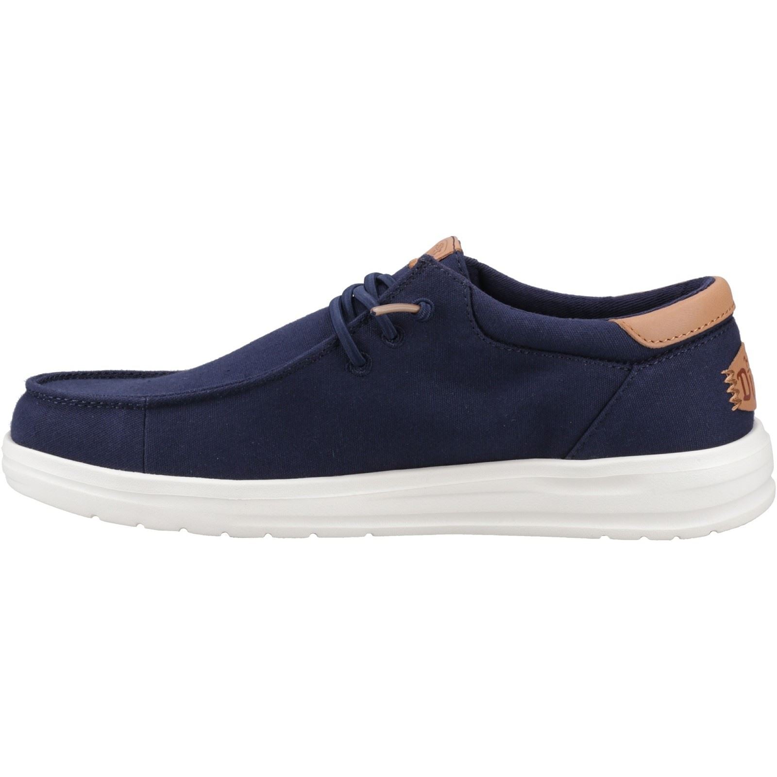 HEYDUDE Paul Canvas Herren Blaue Trekkingschuhe Aus Baumwolle