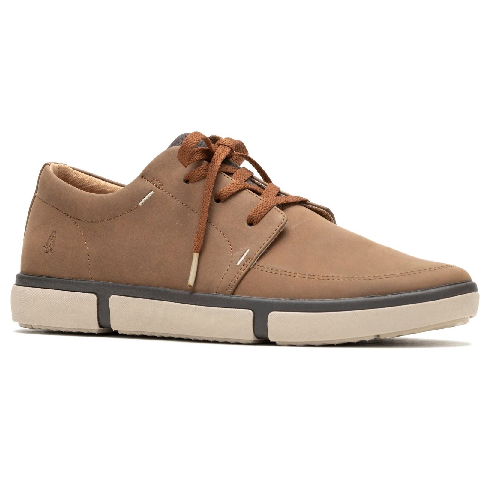 Hush Puppies Briggs Leder Herren Cognac Sneakers