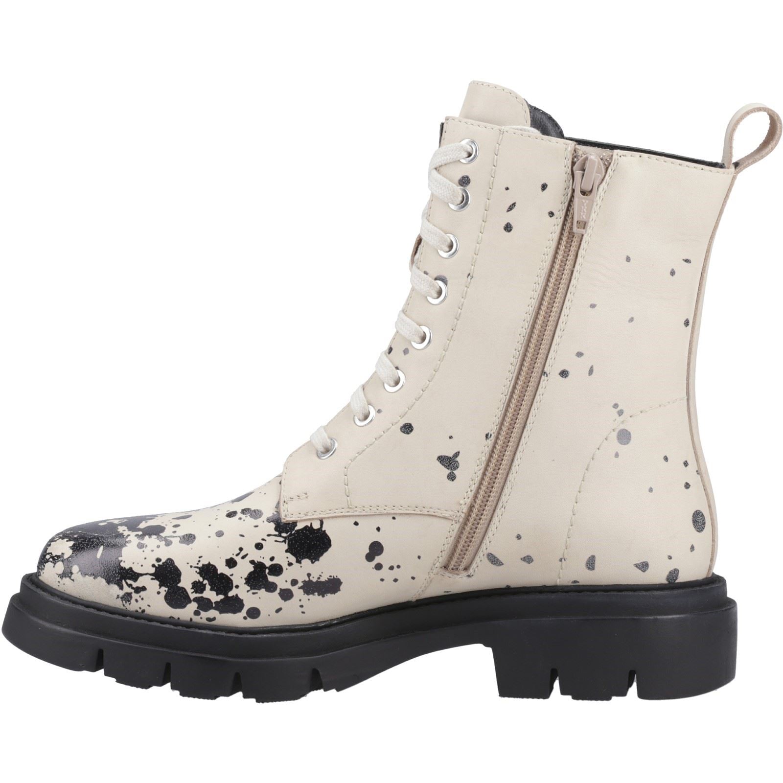 Hush Puppies Rhea Lace Damen Stiefel aus Leder in Beige