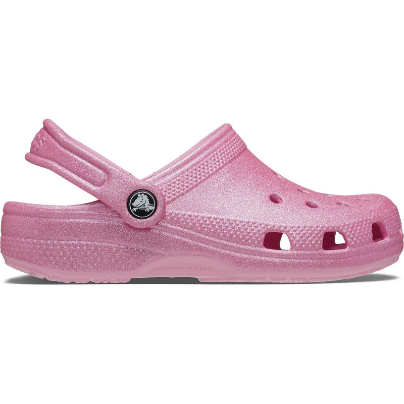 Crocs Classic Glitter Thermoplastische Rosa Tweed Glitzer Slipper