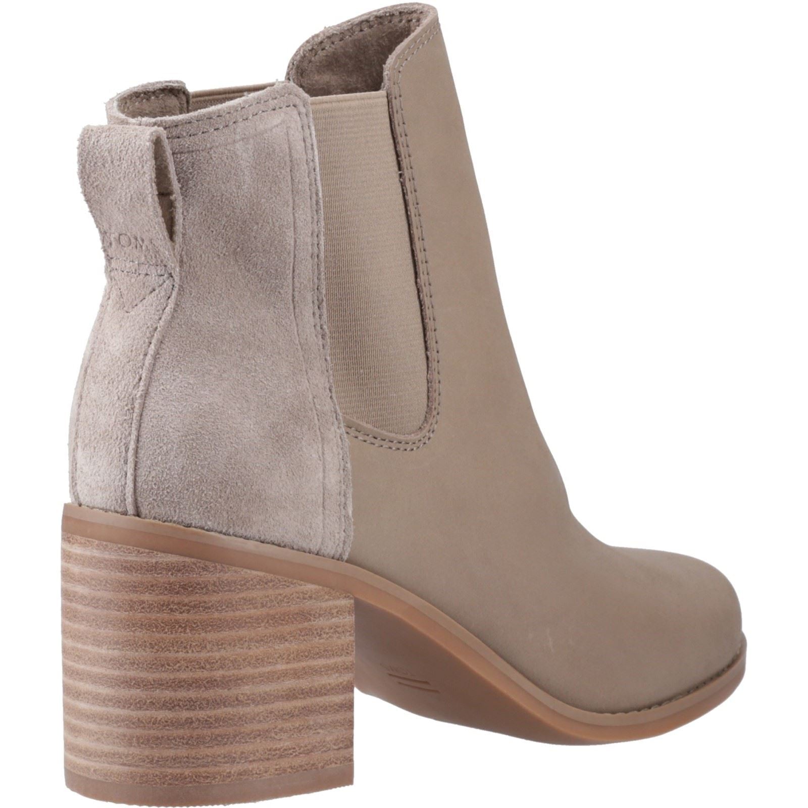 TOMS Evelyn Leder Damen Naturstiefel