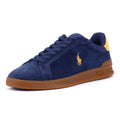Ralph Lauren Heritage Court II Herren Sneaker Aus Blauem Wildleder