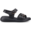 Hush Puppies Alison Damen Sandalen Aus Schwarzem Leder