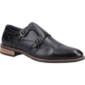 Hush Puppies David Herrenschuhe Aus Schwarzem Leder Mit Doppeltem Monk Riemen