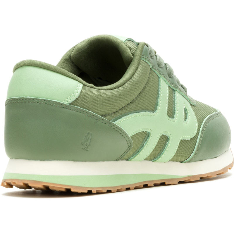 Hush Puppies Seventy8 Damen Sneaker Aus Leder In Olivgrün
