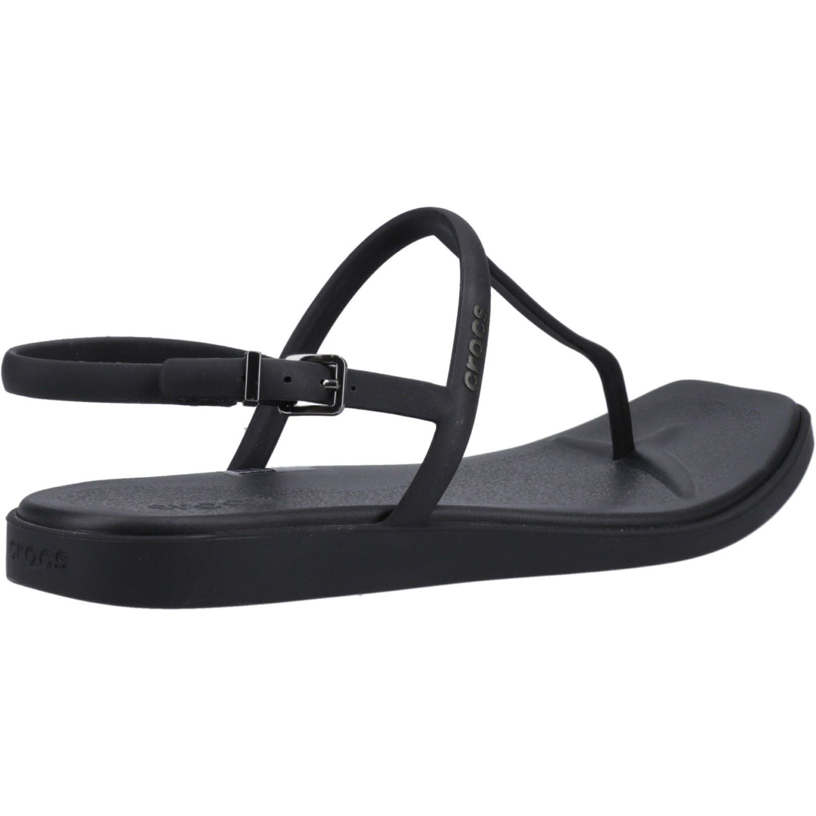 Crocs Miami Thong Flip Tpu Damen Sandalen In Schwarz