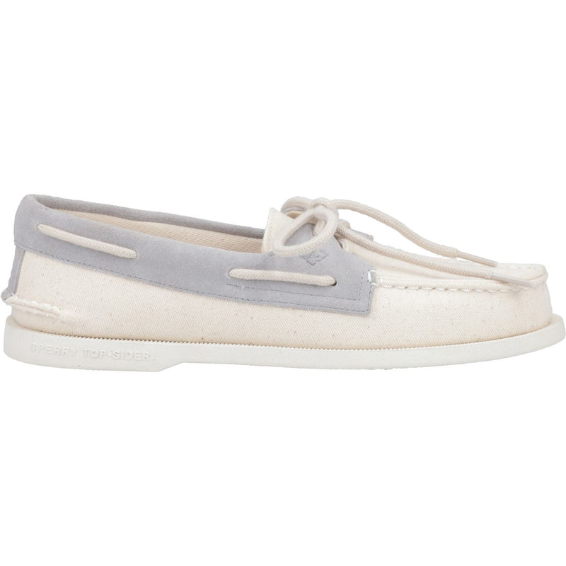 Sperry Authentic Original 2-Eye Seacycled Herren-Schnürschuhe Aus Baumwolle In Beige