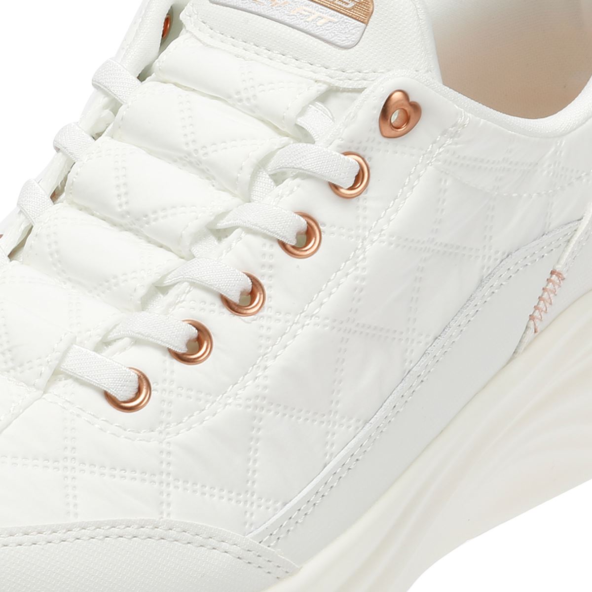 Skechers Slip-Ins Contour Foam Cozy Fit Damen Weiße Sneakers