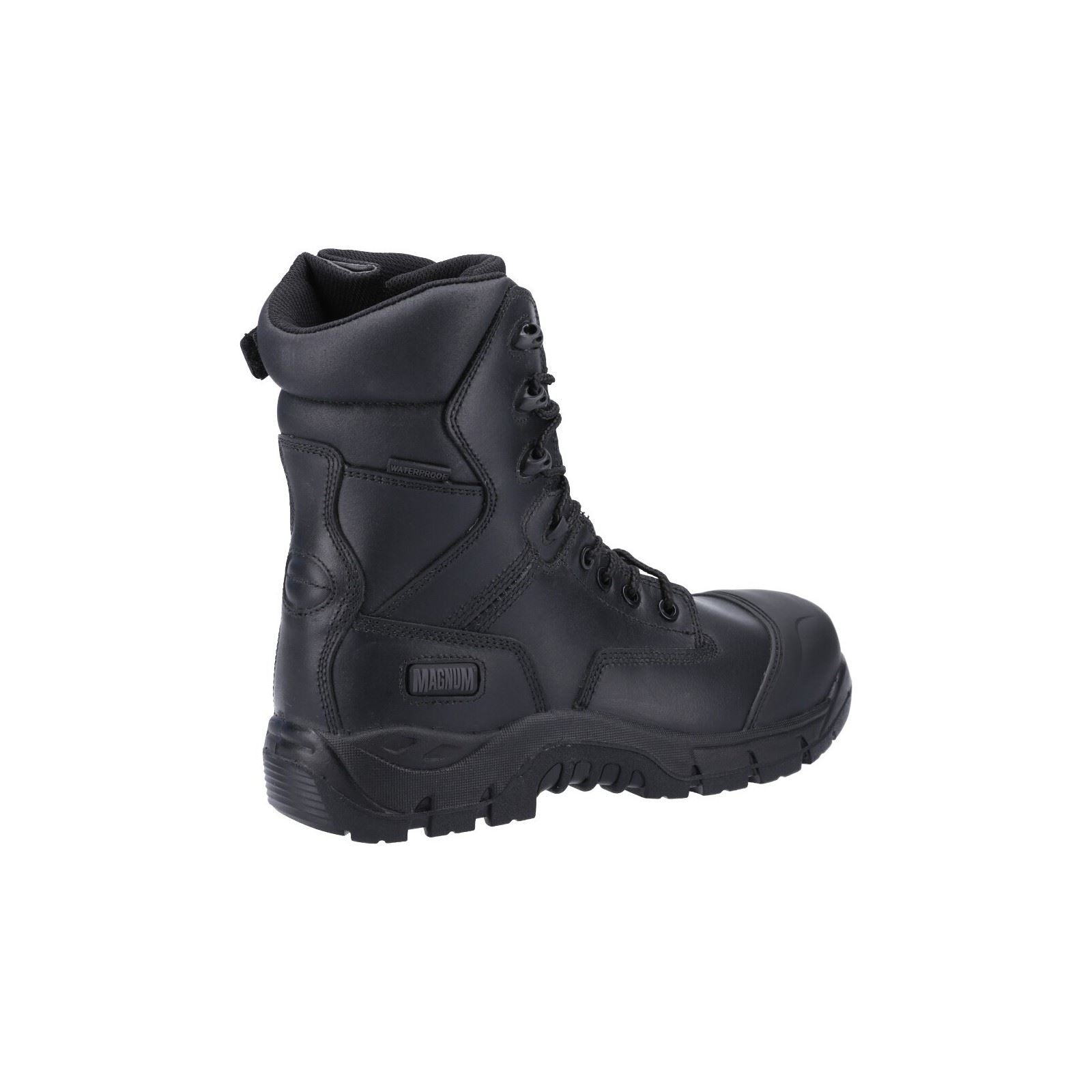 Magnum Rigmaster Seitenreißverschluss Leder Schwarz Sicherheitsstiefel