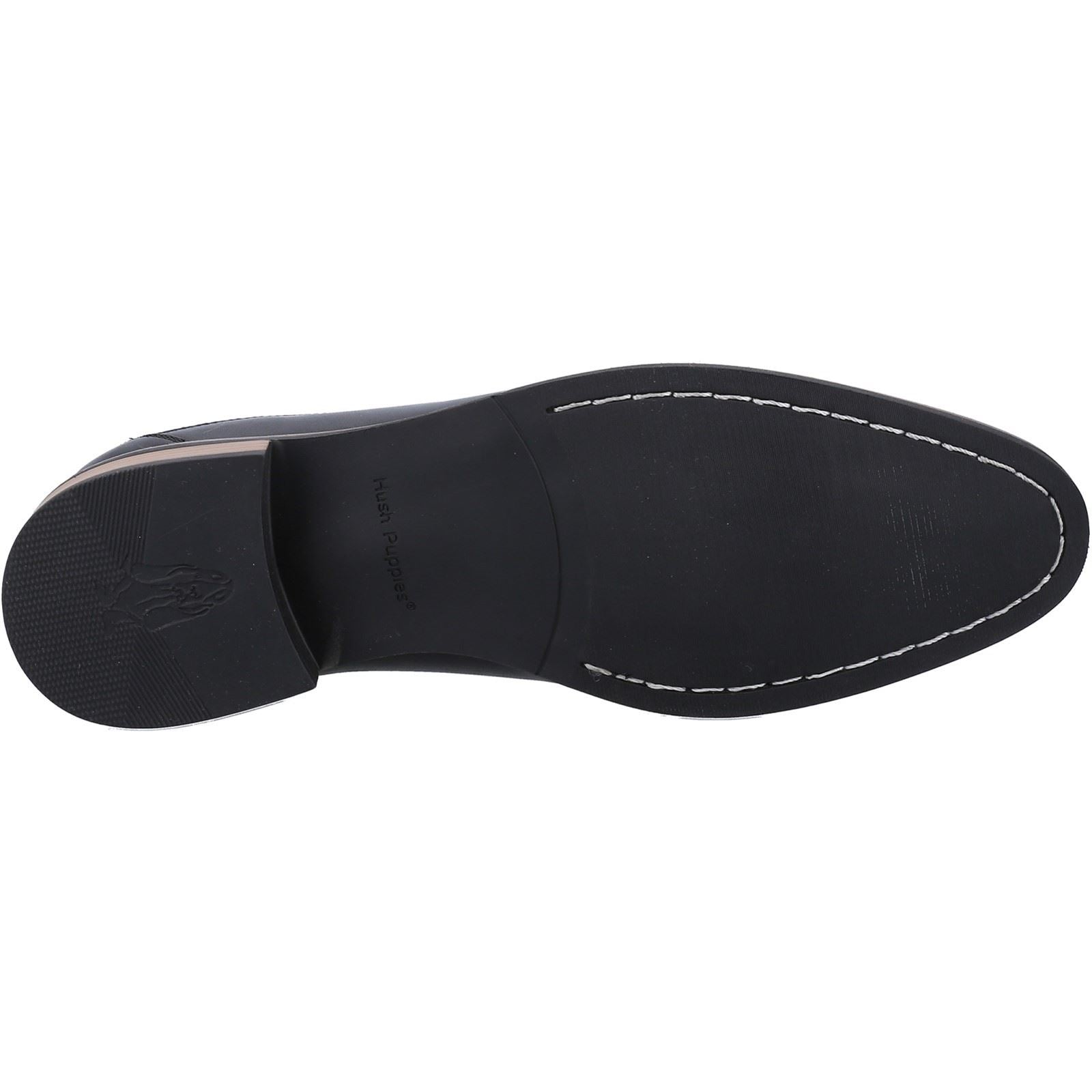 Hush Puppies Diego Chelsea Herren Stiefel Aus Schwarzem Leder
