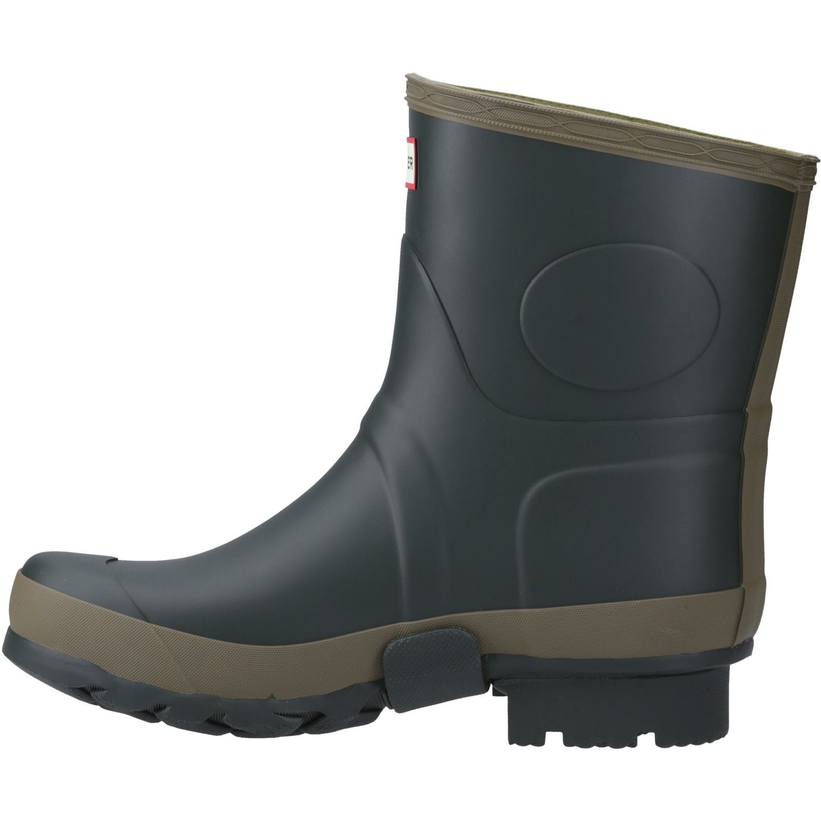 Hunter Gardener Short Gummistiefel Für Herren In Dunkeloliv/Tonfarbe
