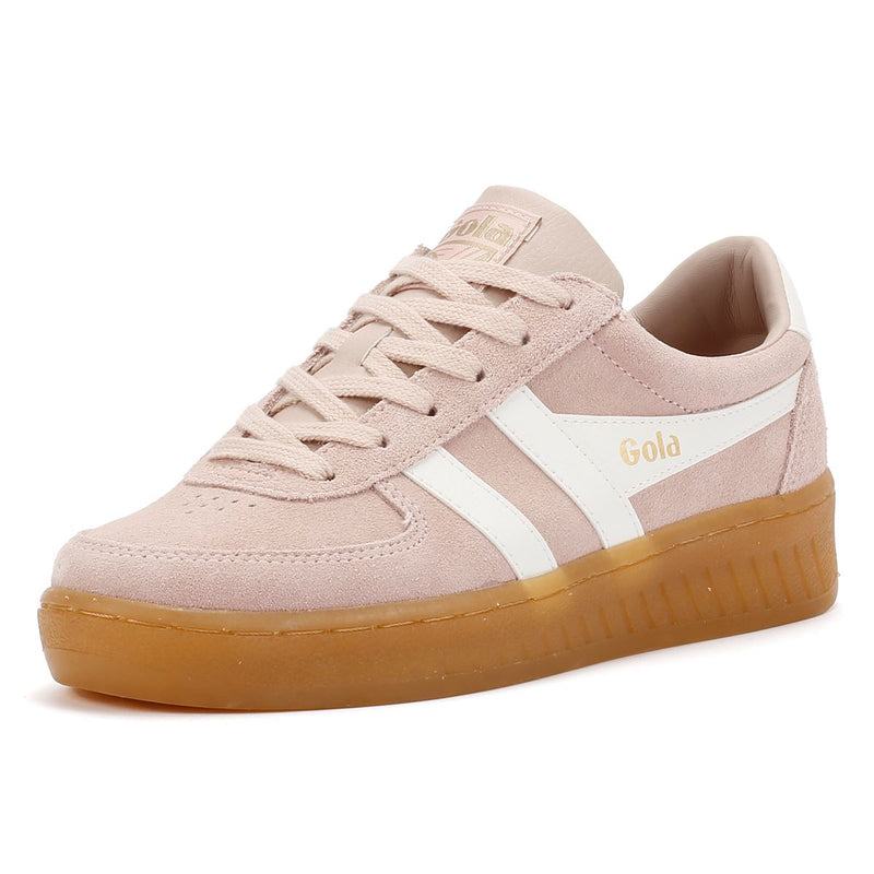 Gola Grandslam Damen Turnschuhe Aus Wildleder In Pink