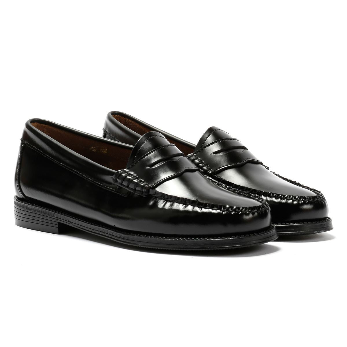 G. H. Bass Weejun II Leder Damen Schwarze Slipper