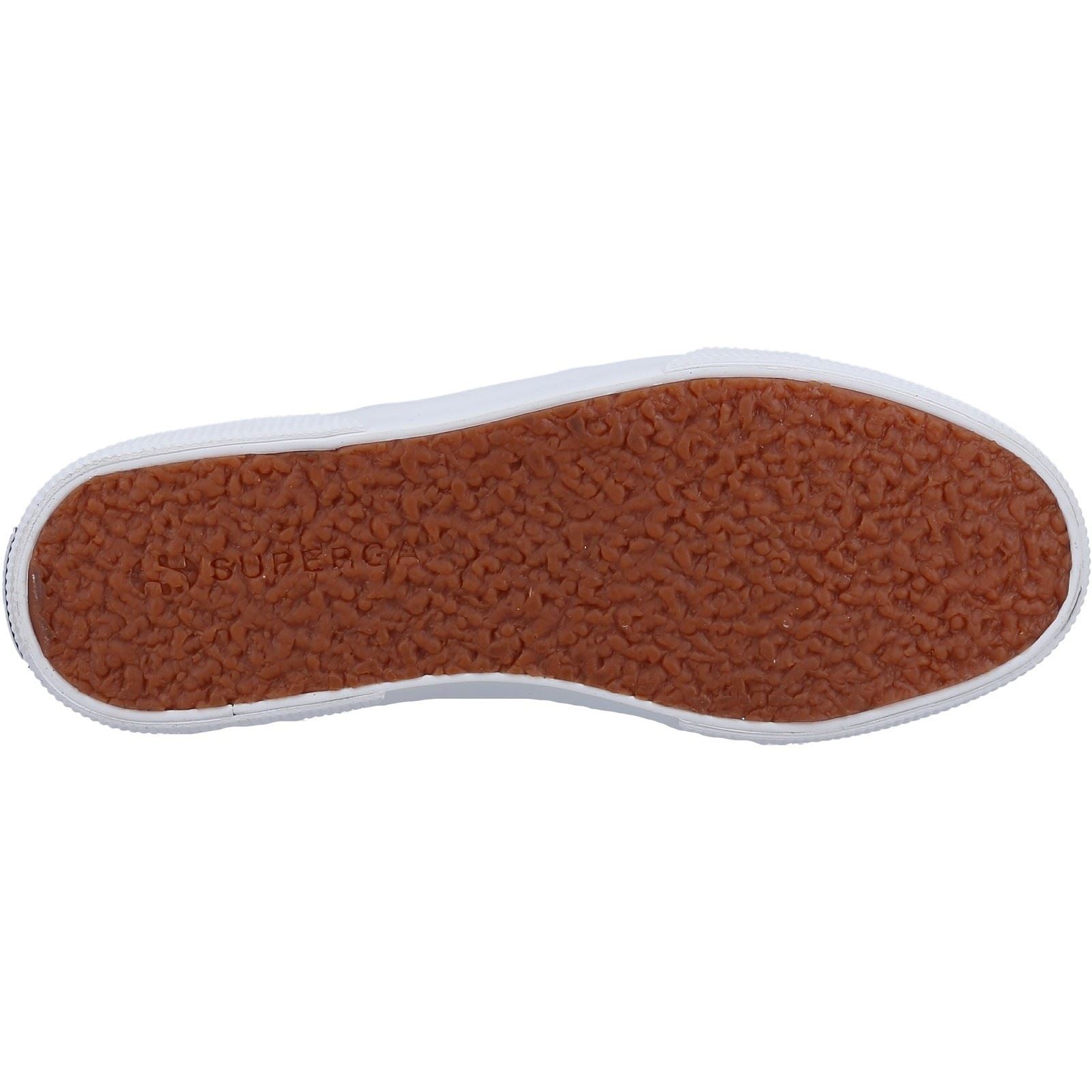 Superga 2740 Platform Baumwoll-Damensneaker In Weiß